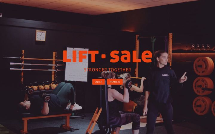 Screenshot of liftsale.co.uk
