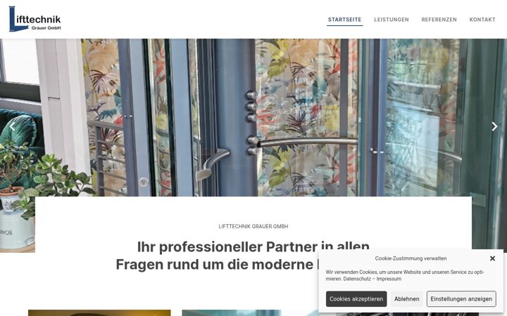 Screenshot of lifttechnik-grauer.de