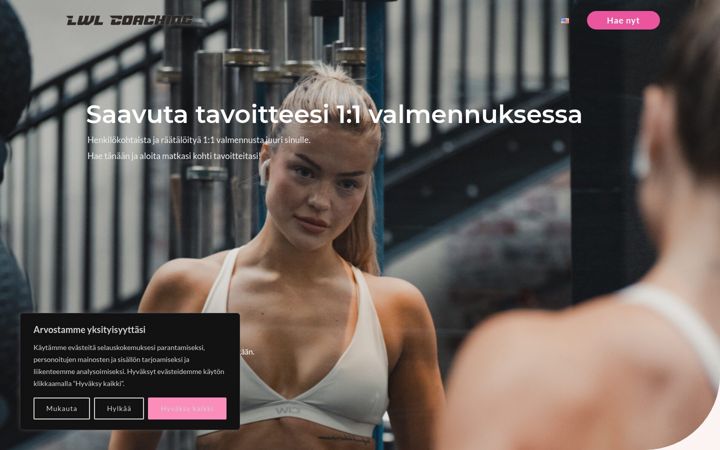 Screenshot of liftwithlotta.com