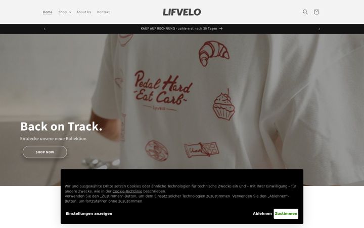Screenshot of lifvelo.de