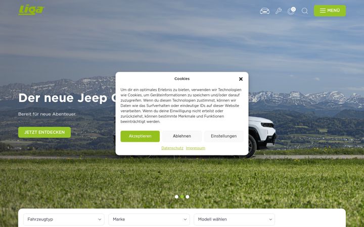 Screenshot of liga.ch