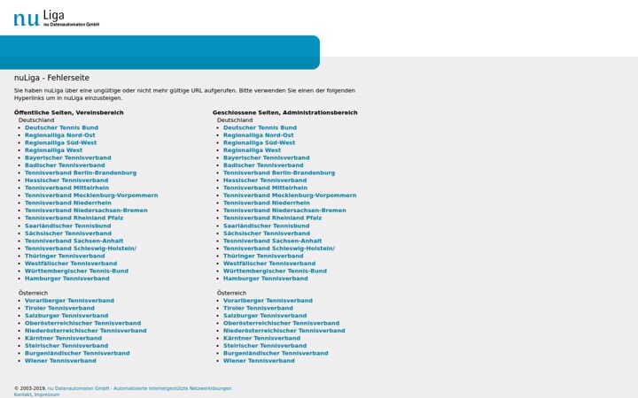 Screenshot of liga.nu