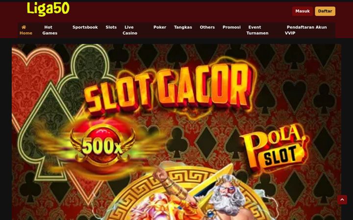 Screenshot of liga50.net