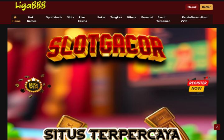 Screenshot of liga888bola.com