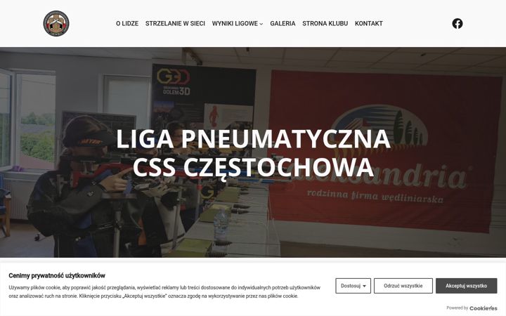 Screenshot of ligacss.pl