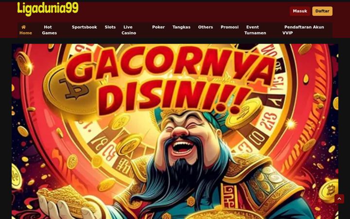Screenshot of ligadunia99.net