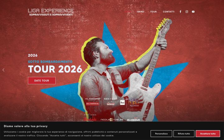 Screenshot of ligaexperience.it