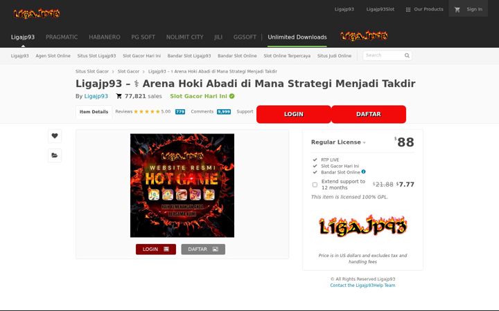 Screenshot of ligajp93.com