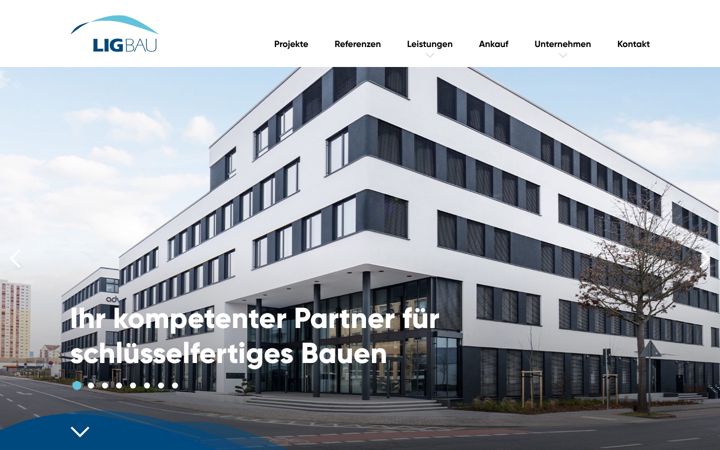 Screenshot of ligbau.de