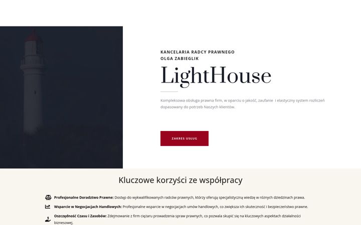 Screenshot of light-house.com.pl