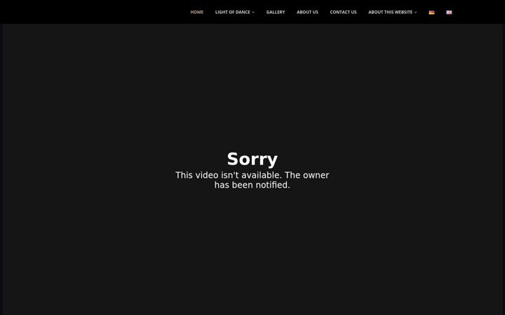 Screenshot of light-of-dance.com
