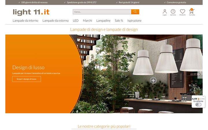 Screenshot of light11.it