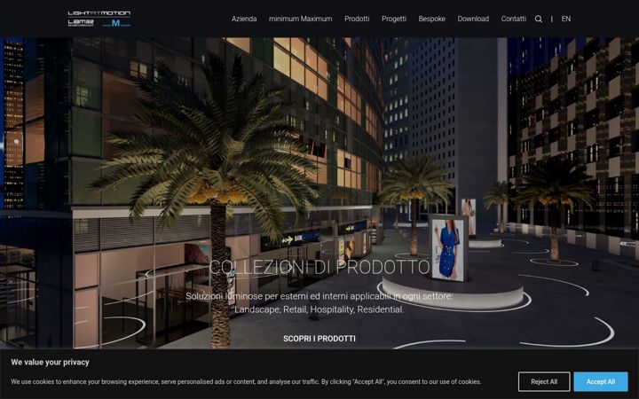 Screenshot of lightatmotion.com