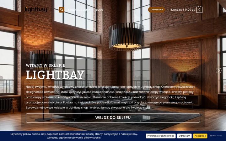 Screenshot of lightbay.pl