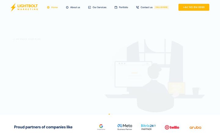 Screenshot of lightboltmarketing.co.uk