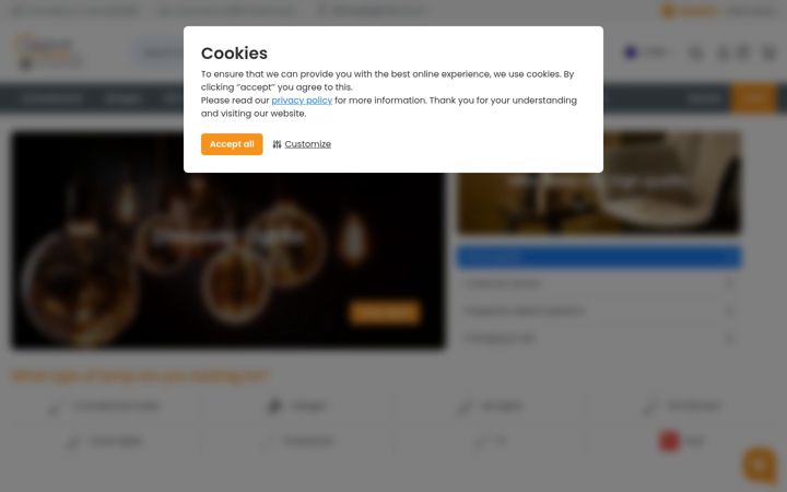 Screenshot of lightbulbcheap.com