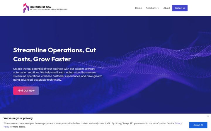 Screenshot of lighthouse-osa.com