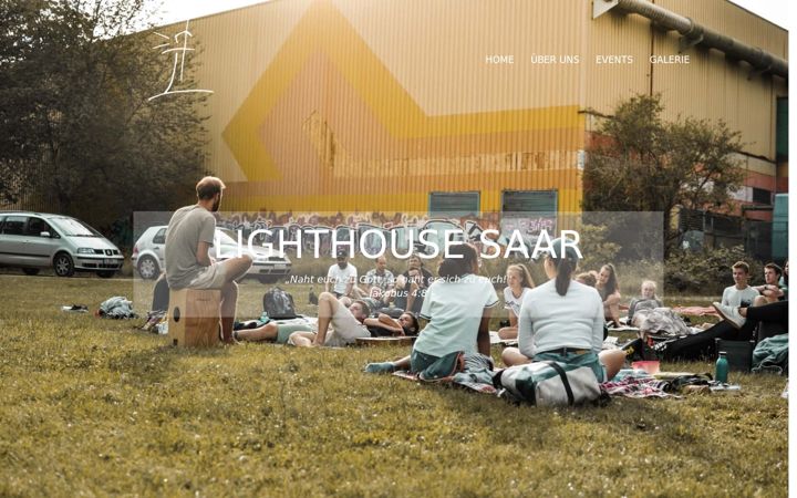 Screenshot of lighthouse-saar.de