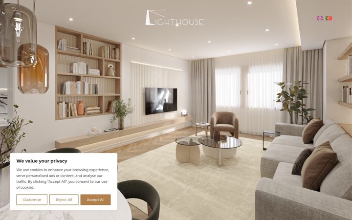 Screenshot of lighthousecascais.com