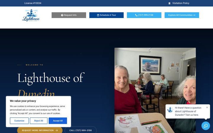 Screenshot of lighthousedunedin.com