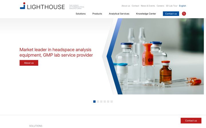Screenshot του lighthouseinstruments.com