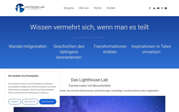Screenshot of lighthouselab.de