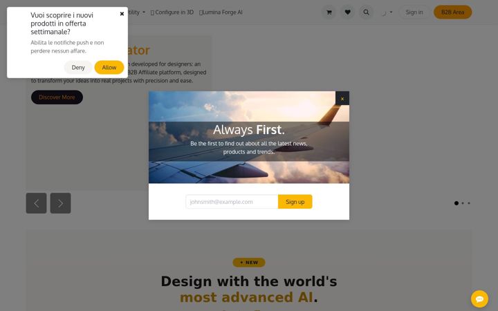 Screenshot of lightinup.it