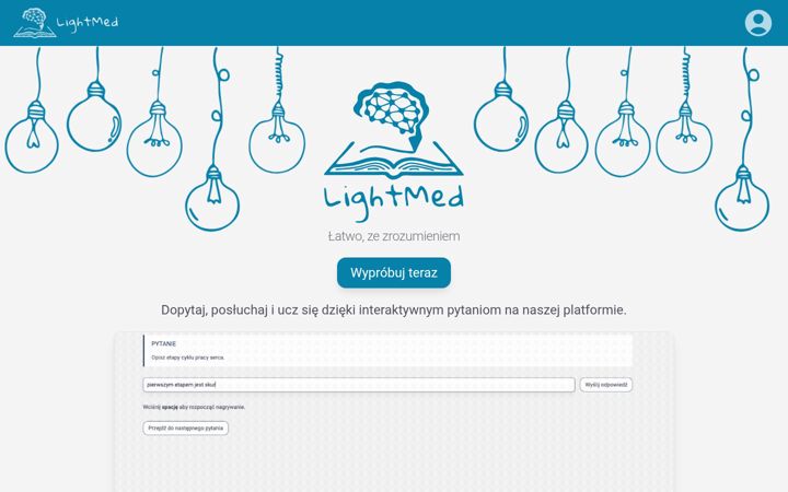 Screenshot of lightmed.edu.pl