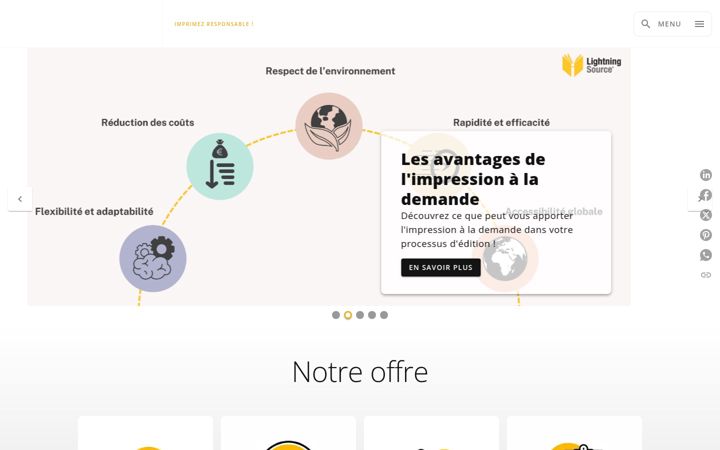 Screenshot of lightningsource.fr