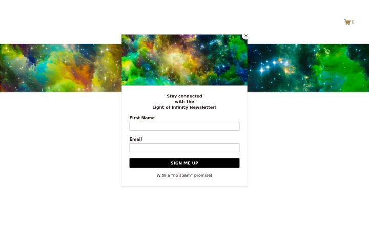 Screenshot of lightofinfinity.com