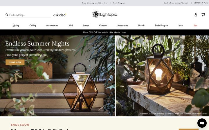 Ekrano kopija lightopia.com