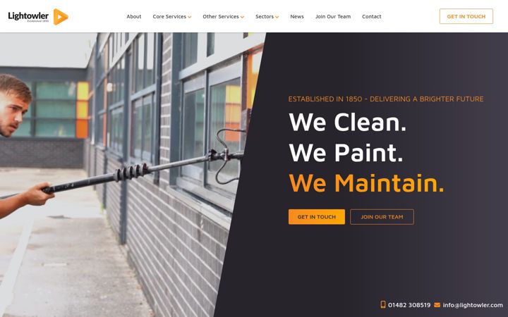 Screenshot of lightowler.com