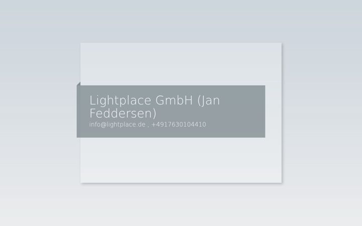 Screenshot of lightplace.de