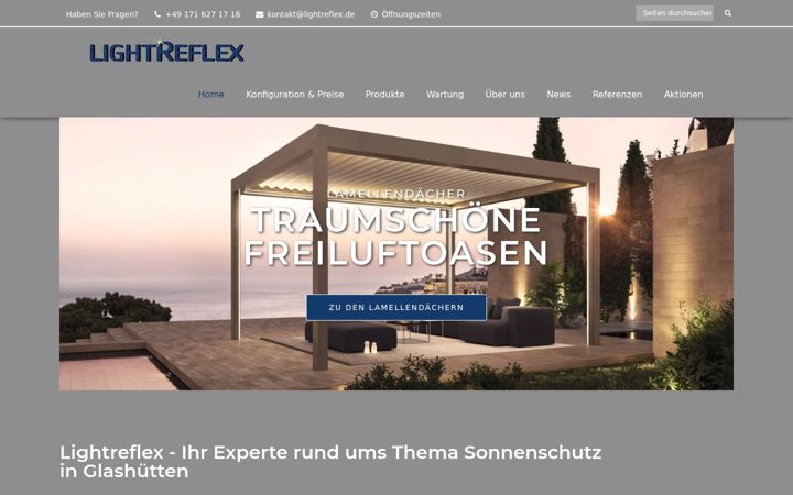 Screenshot of lightreflex.de