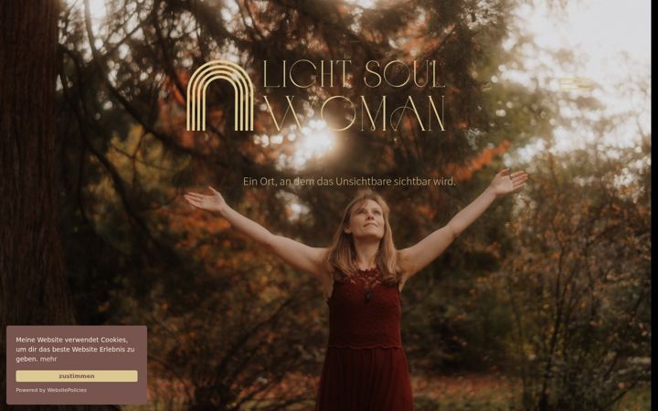 Screenshot of lightsoulwoman.de