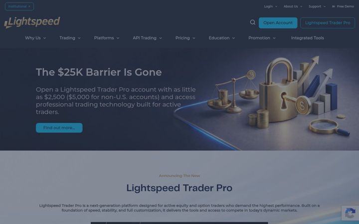 Skjermbilde av lightspeed.com