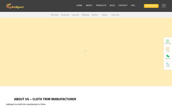 Screenshot of lightspottrim.com