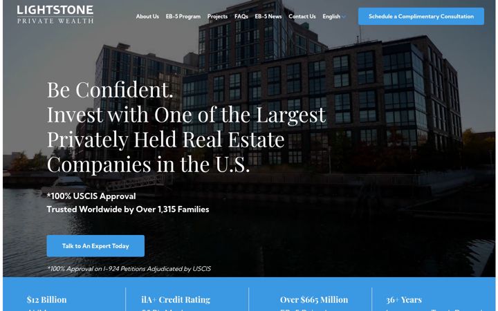 Screenshot of lightstoneeb5.com
