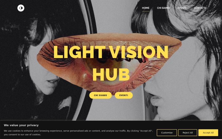 Screenshot of lightvisionhub.com