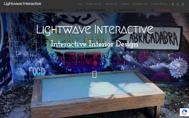 Screenshot of lightwave-interactive.com