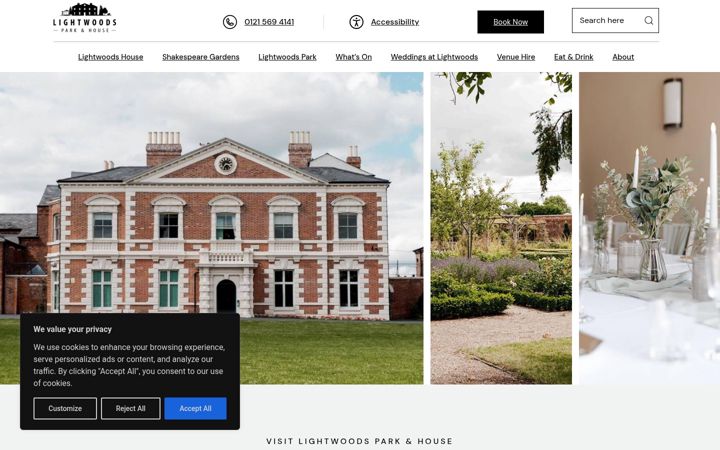 Screenshot of lightwoodsparkandhouse.co.uk