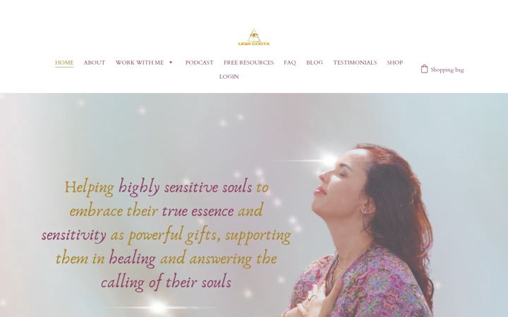 Screenshot of ligiacosta.co.uk