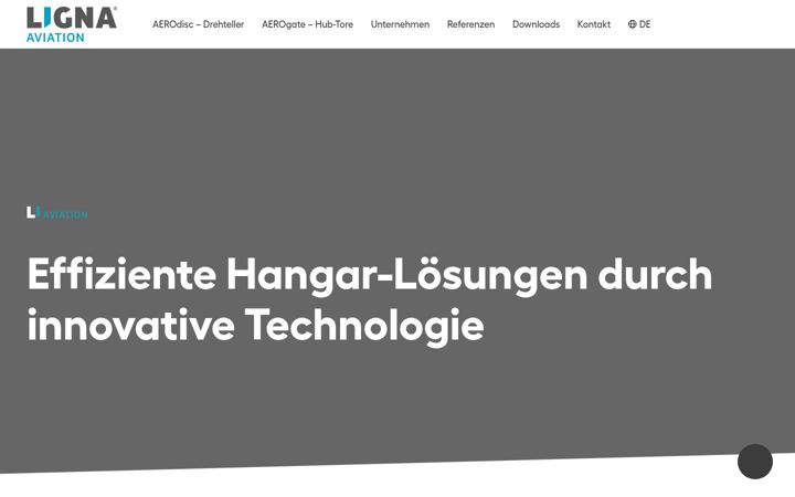 Screenshot of ligna-aviation.com
