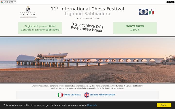 Screenshot of lignanochess.com