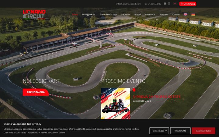Screenshot of lignanocircuit.com