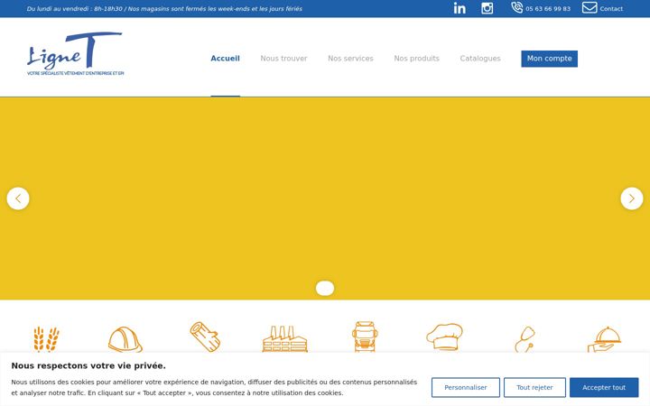 Screenshot of ligne-t.com