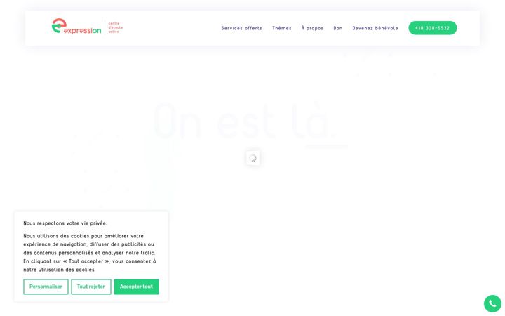 Screenshot of ligneexpression.ca