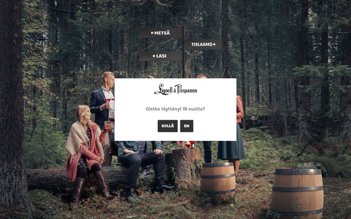 Screenshot of lignellpiispanen.com