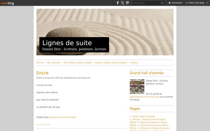 Screenshot of lignesdesuite.com