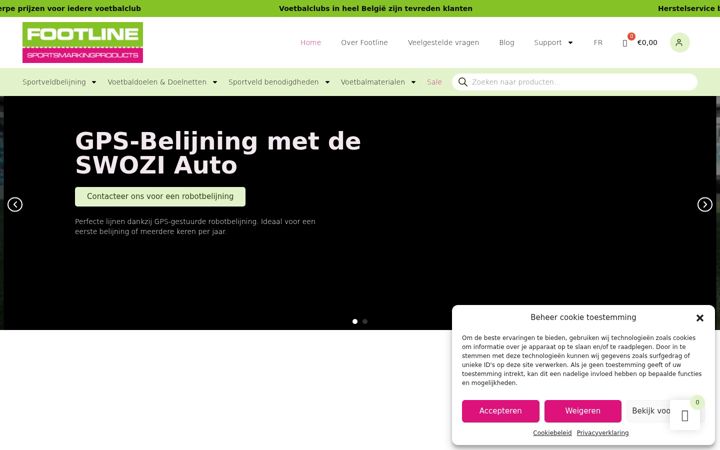 Screenshot of lignessportives.be